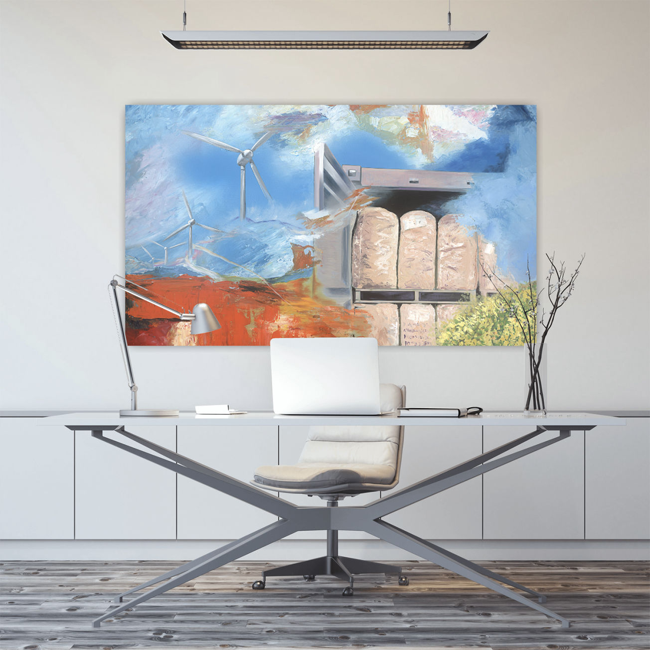 Die Integration von individueller, zeitgenössischer Kunst ist eine gute Möglichkeit, die Identität und Attraktivität eines Unternehmens gezielt zu stärken.