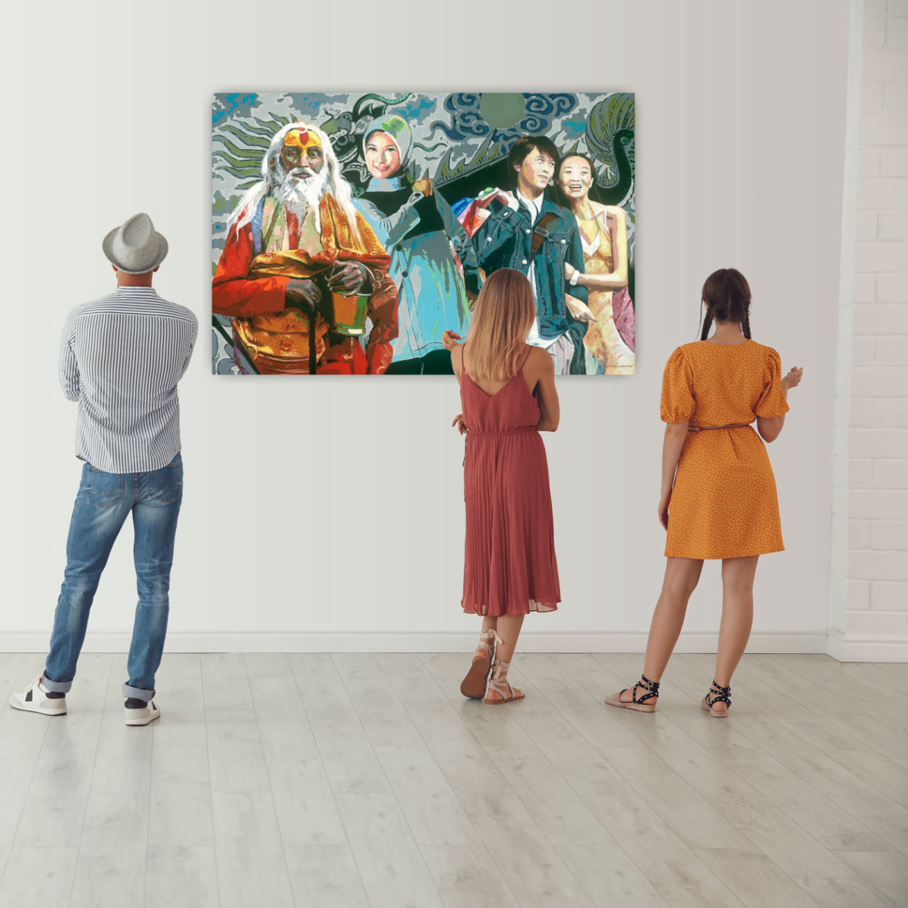 Gerade Auftragsarbeiten führen zu künstlerischen, individuellen Kunstwerken, mit denen sich ein Unternehmen und seine Mitarbeiter in ganz besonderer Weise identifizieren können.