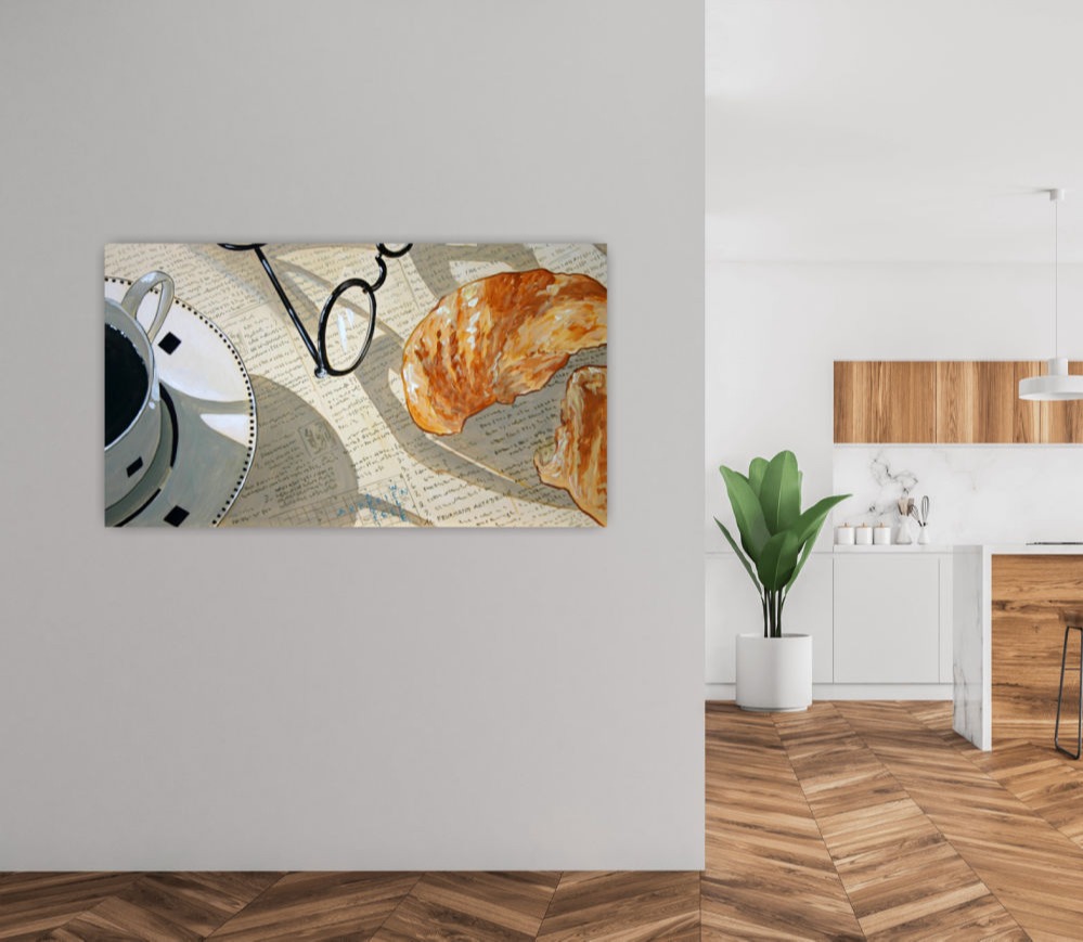 Gibt es in den Bildern Objekte oder Symbole, die von Bedeutung sind und mit dem Unternehmen in Beziehung stehen? Gibt es Hinweise oder Anspielungen auf die Produkte des Unternehmens? Verweist das Kunstwerk auf die jeweilige Unternehmens-Philosphie?